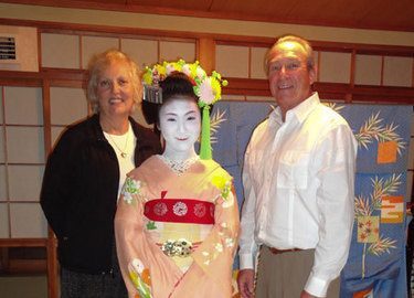 An evening with our beautiful Maiko in Kyoto